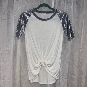 12 PM by Mon Ami baseball Raglan style top .